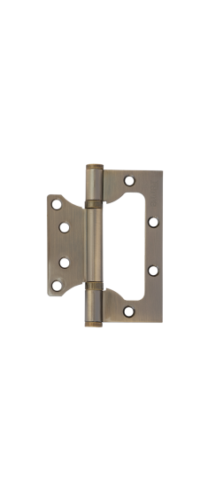 Петля накладная  VЕTTORE FLUSH 100×75×2.5mm AB  (Бронза)
