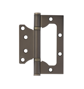 Петля накладная  VЕTTORE FLUSH 100×75×2.5mm GR  (Графит)