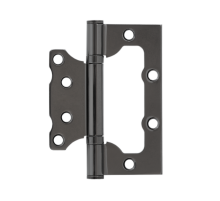Петля накладная  VЕTTORE FLUSH 100×75×2.5mm BN  (Чёрный Никель)