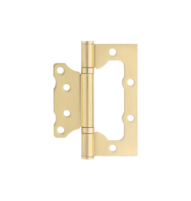 Петля накладная VETTORE FLUSH 100×75×2.5mm SSG (Сатинированное Золото)