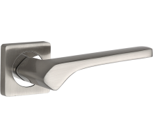 Ручка дверная VЕTTORE R06.050  SN/CP  (Сатин/Хром)