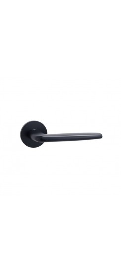 Ручка дверная ABRISS R25.057, Черный матовый,Цинк. Ручка дверная ABRISS R25.057, Черный матовый,Цинк.
