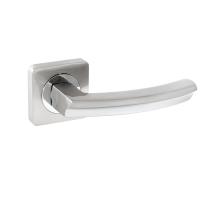 Ручка дверная VЕTTORE R06.033  SN/CP  (Сатин/Хром)