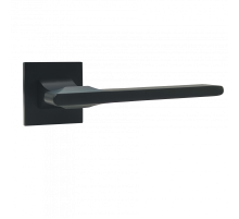Ручка дверная ABRISS R21.145,Черный матовый, Цинк