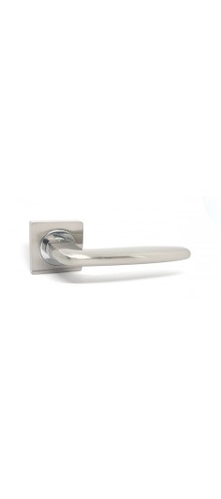 Ручка дверная VЕTTORE R06.057 SN/CP (Сатин/Хром) Ручка дверная VЕTTORE R06.057 SN/CP (Сатин/Хром)