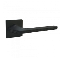 Ручка дверная ABRISS R21.172, Черный матовый,Цинк