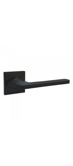 Ручка дверная ABRISS R21.172, Черный матовый,Цинк.