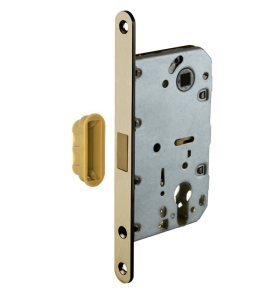 Межкомнатный механизм под цилиндр VЕTTORE 410 C-S MAGNET AB (Бронза)