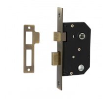 Межкомнатный механизм под фиксатор  VЕTTORE 251 WC AB  (Бронза)