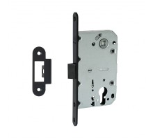 Межкомнатный механизм под цилиндр  VЕTTORE 410 С-S KEVLAR MBP  (Чёрный Матовый)