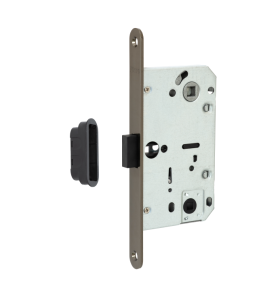 Межкомнатный механизм под фиксатор VETTORE WC 410 B-S MAGNET BN  (Чёрный Никель)