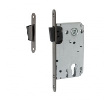 Межкомнатный механизм под цилиндр  VЕTTORE 530 C-S MAGNET BN  (Чёрный Никель)