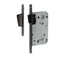 Межкомнатный механизм под фиксатор  VЕTTORE WC 530 B-S MAGNET  MBP  (Чёрный Матовый)