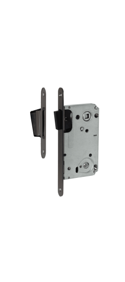 Межкомнатный механизм под фиксатор  VЕTTORE WC 530 B-S MAGNET  MBP  (Чёрный Матовый)