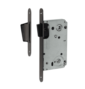 Межкомнатный механизм под фиксатор  VЕTTORE WC 530 B-S MAGNET  MBP  (Чёрный Матовый)