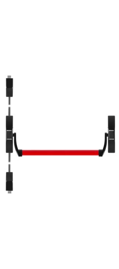 Ручка-штанга нажимная Fuaro AP.1700C push-bar (ANTI-PANIC 1700С) с тягами для двухстворчатых дверей