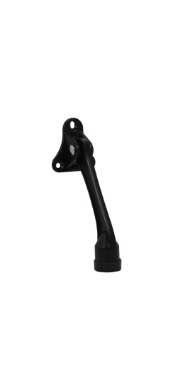 Упор Fuaro (Фуаро) дверной напольный STOPPER-100 BL (черный) козья ножка