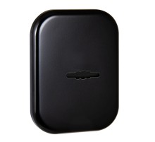 Накладка на сувальдный замок ESC.S.XL/K.486 BL (SC 486-S SQ XL) со шторкой черный (1шт.)