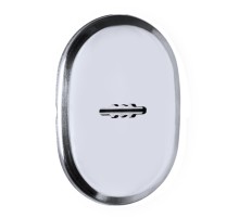 Декоративная накладка ESC 477 (90х65) СP ХРОМ на сувальдный замок с подпружиненными шторками