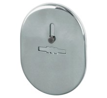Накладка на сувальдный замок ESC.S-lift.SF/OV.476 (ESC 476) с шторкой СР хром