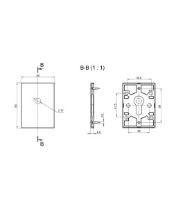 Накладка на шток цилиндра ESC.O.RL/K.486 (ESC 486-O RL) ABG-6 зелёная бронза (1шт.)