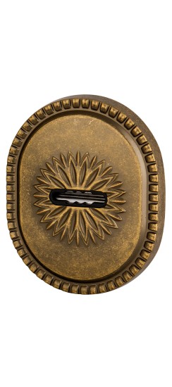 Накладка Armadillo (Армадилло) на сувальдный замок ESC.S-auto.CL/OV (PS-DEC CL / ATC Protector 1) OB-13 античная бронза