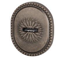 Накладка на сувальдный замок ESC.S-auto.CL/OV (PS-DEC CL) AS-9 античное серебро