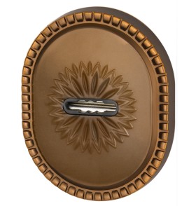 Накладка на сувальдный замок ESC.S-auto.CL/OV (PS-DEC CL) BB-17 коричневая бронза