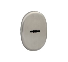 Накладка на сувальдный замок ESC.S-auto.ECO/OV.477 (ESC 477 eco) с авт. шторками SN матовый никель