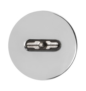 Накладка на сувальдный замок ESC.S-auto.RLR/R.486 CP-8 хром (1шт.)
