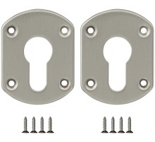 Накладка на цилиндр ESC.C+C/OV.set (ESC031) SN мат.никель (2шт.)