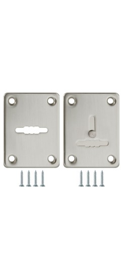 Накладка Fuaro (Фуаро) на сувальдный замок ESC.S-lift+S/K.set (ESC081/082) мат.никель (2шт.)