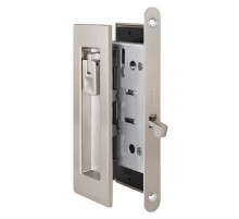 Защелка с ручками для раздвижных дверей SH.URB153.KIT011-BK (SH011 URB) SN-3 матовый никель