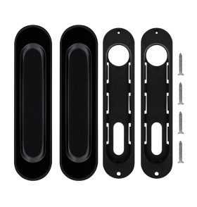 Ручка для раздвижных дверей Punto SH.SL152.010 (Soft LINE SL-010) BL черный