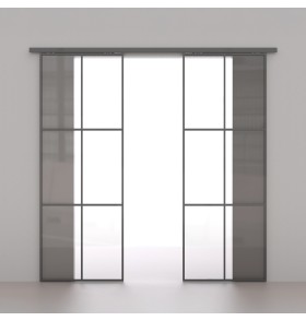 Комплект для раздвижных профильных дверей SLD.Comfort-PRO.SET4.PROF synchron/80