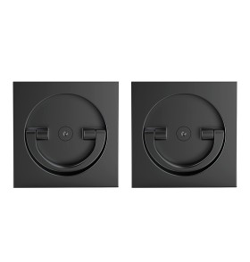 Ручка поворотная для раздвижных дверей  SH.QUADRO55.BK8x2 BL-26 черный