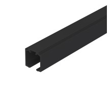 Комплект верхняя направляющая + декор.накладка SLD.Comfort-PRO.KIT/2000 track + dec (2м) BL Черный