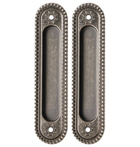 Ручка для раздвижных дверей SH.CL152.010 (SH010/CL) AS-9 античное серебро