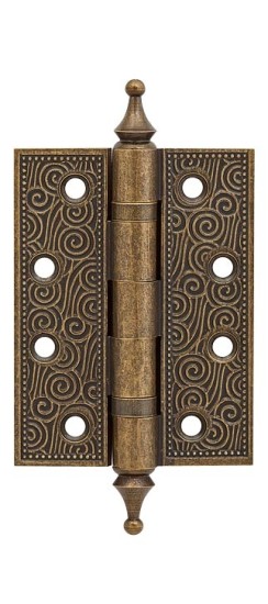 Петля Armadillo (Армадилло) универсальная Castillo CL 500-A4 102x76x3,5 OB Античная бронза