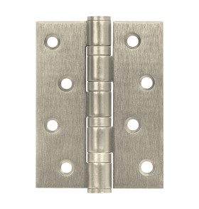 Петля универсальная Armadillo IN4500UC-BL SN 102x76x3 INOX304  матовый никель БЛИСТЕР
