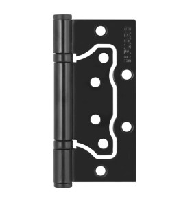 Петля универсальная без врезки IN4500W-BL BL (500-2BB/BL 100x2,5) черный матовый БЛИСТЕР