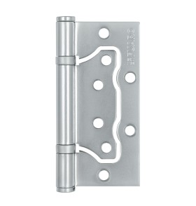 Петля универсальная без врезки IN4500W-BL PC (500-2BB/BL 100x2,5) перламутровый хром БЛИСТЕР