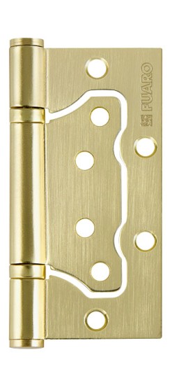 Петля Fuaro (Фуаро) универсальная без врезки IN4500W-BL SB (500-2BB/BL 100x2,5) мат. золото БЛИСТЕР Петля Fuaro (Фуаро) универсальная без врезки IN4500W-BL SB (500-2BB/BL 100x2,5) мат. золото БЛИСТЕР