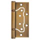 Петля универсальная без врезки IN4500W CF (500-2BB 100x2,5) кофе