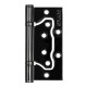 Петля универсальная без врезки IN4500W-BL BN (500-2BB/BL 100x2,5) черный глянец БЛИСТЕР