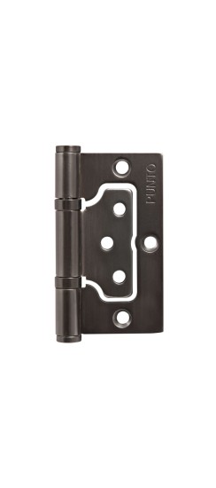 Петля Punto (Пунто) универсальная без врезки IN3200W GR (200-2B 75x2,5) графит
