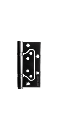 Петля Fuaro (Фуаро) из нержавейки универсальная без врезки IN4500W INOX 304 BL (500-2BB 100x2,5) черный