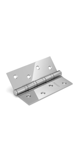 Петля Fuaro (Фуаро) универсальная IN5400U-BL CP (4BB/BL 125x75x2,5) хром БЛИСТЕР