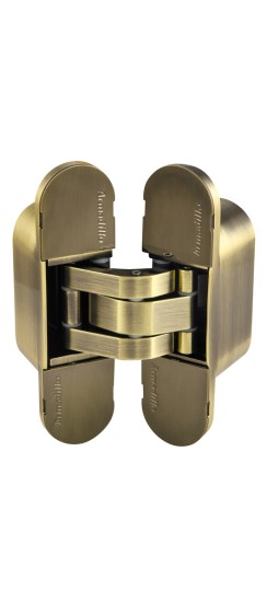 Петля Armadillo (Армадилло) скрытой установки U3D6000 AB (11160UN3D) бронза
