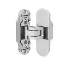 Петля AGB E30200.85.34 (мат. хром) ECLIPSE 2.2 (4 накладки в комплекте)